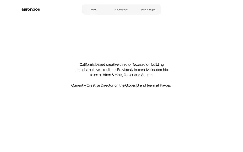 Aaron Poe & Co. screenshot