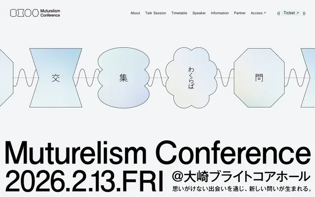 Muturelism Conference 2026 screenshot