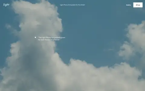 The Light Phone screenshot