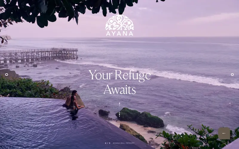 AYANA Hotels screenshot