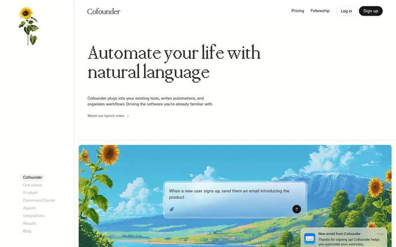 Cofounder screenshot
