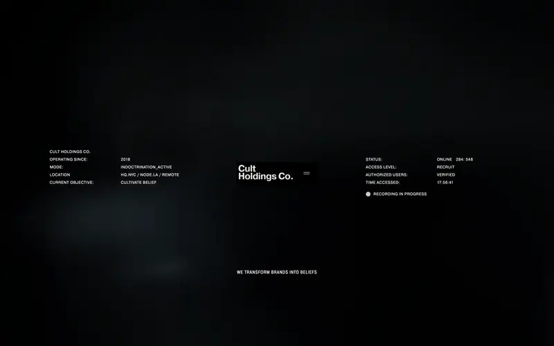 Cult Holdings Co. screenshot