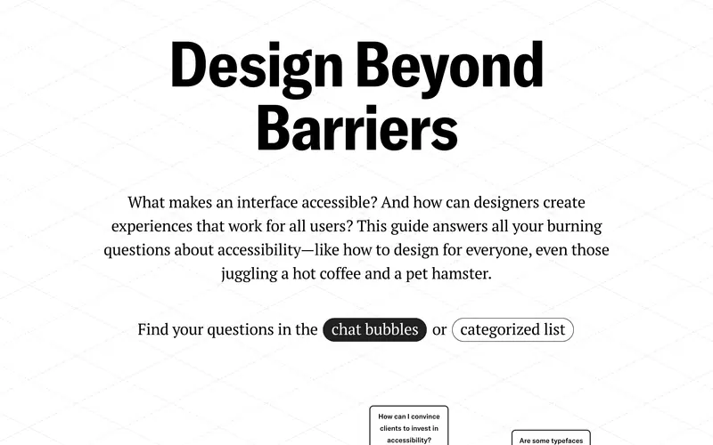 Design Beyond Barriers screenshot