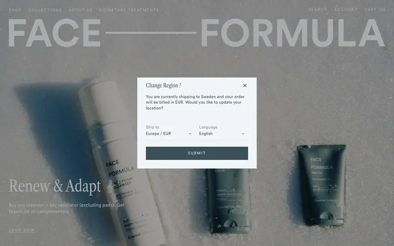 Face Formula screenshot