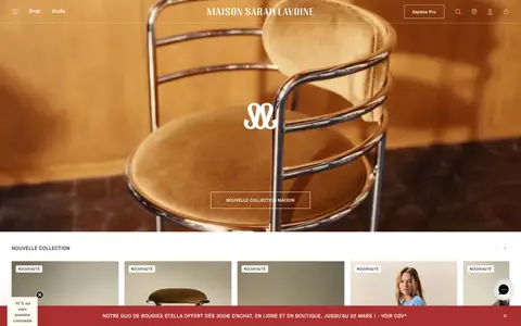Maison Sarah Lavoine screenshot