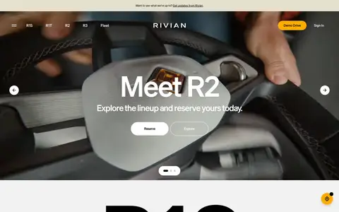 Rivian screenshot