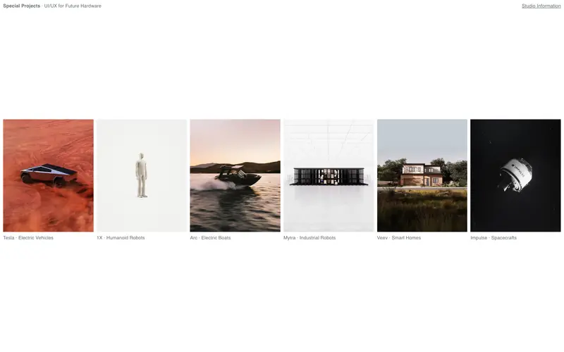 Special Projects screenshot