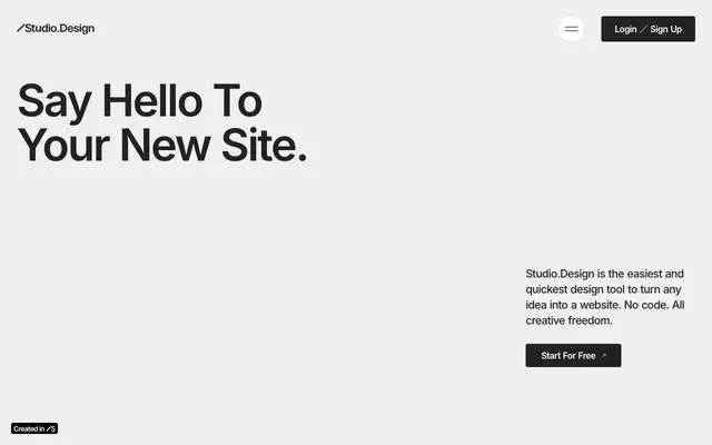 STUDIO.Design screenshot