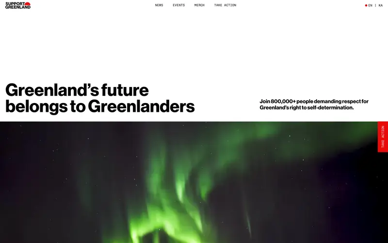 Support Greenland screenshot