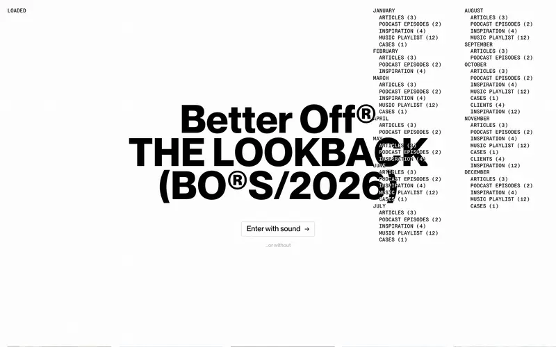 THE LOOKBACK — Better Off Studio screenshot